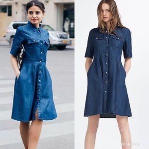 Zara Basic Z1975 Denim Dress